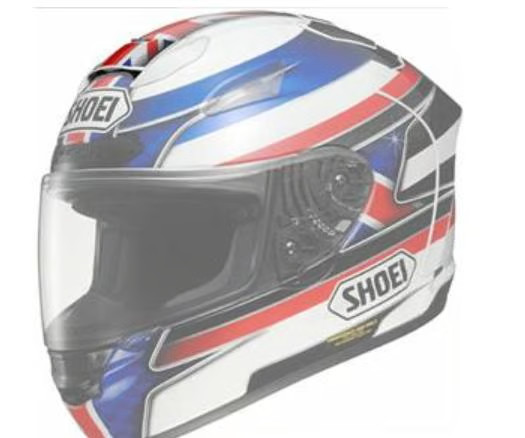 Shoei Air Scoop3 for X-Twelve Laseca Helmet - TC-2 Motorcycle ATV/UTV Dirt Bike