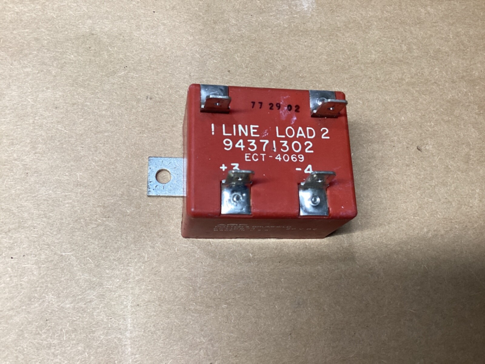 AMF POTTER & BRUMFIELD ECT-4069 94371302 SOLID STATE RELAY 20VDC #101M97*CO