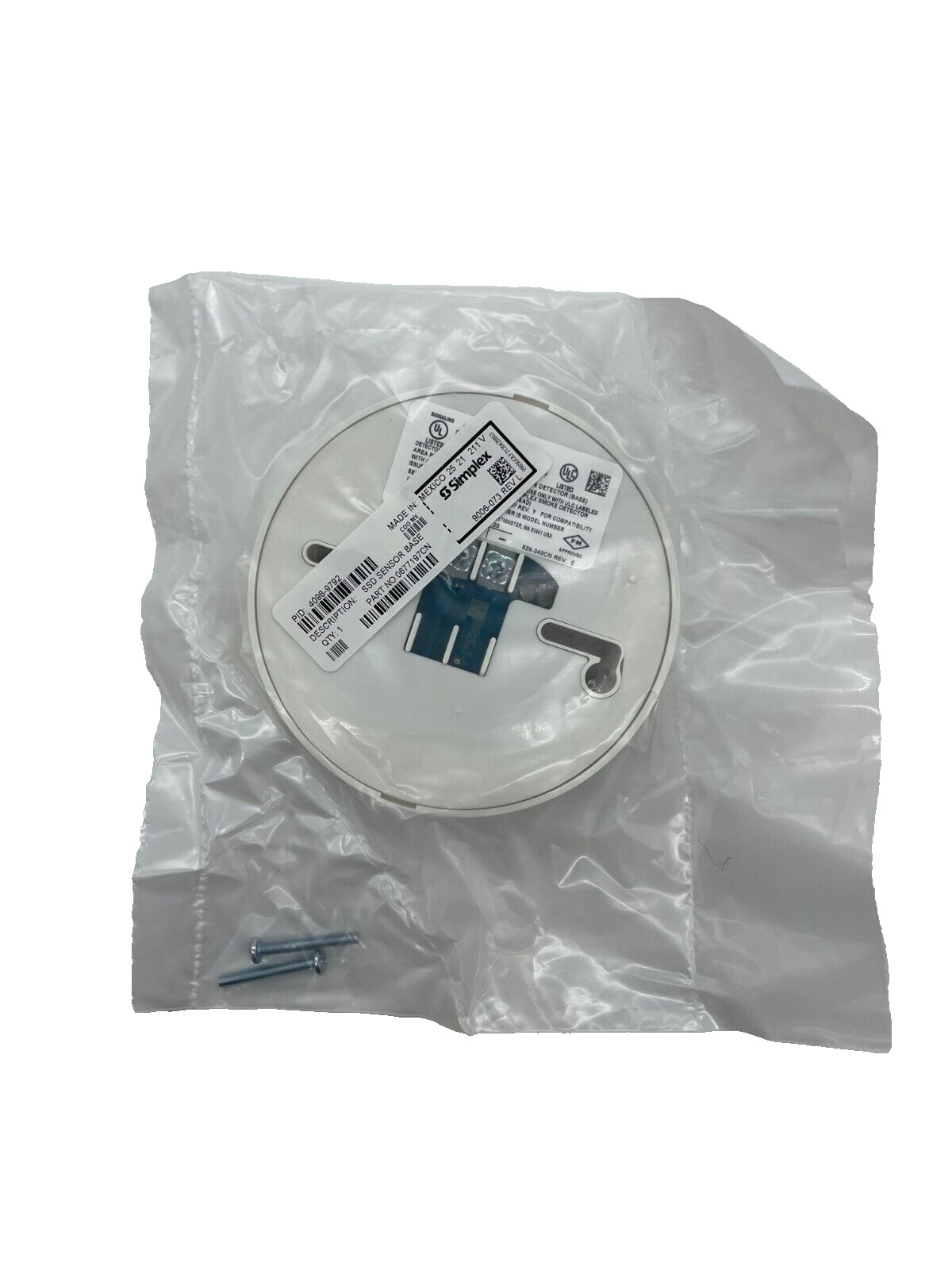 Simplex 4098-9792 Addressable Standard Sensor Base - Same Day Shipping (SEALED)