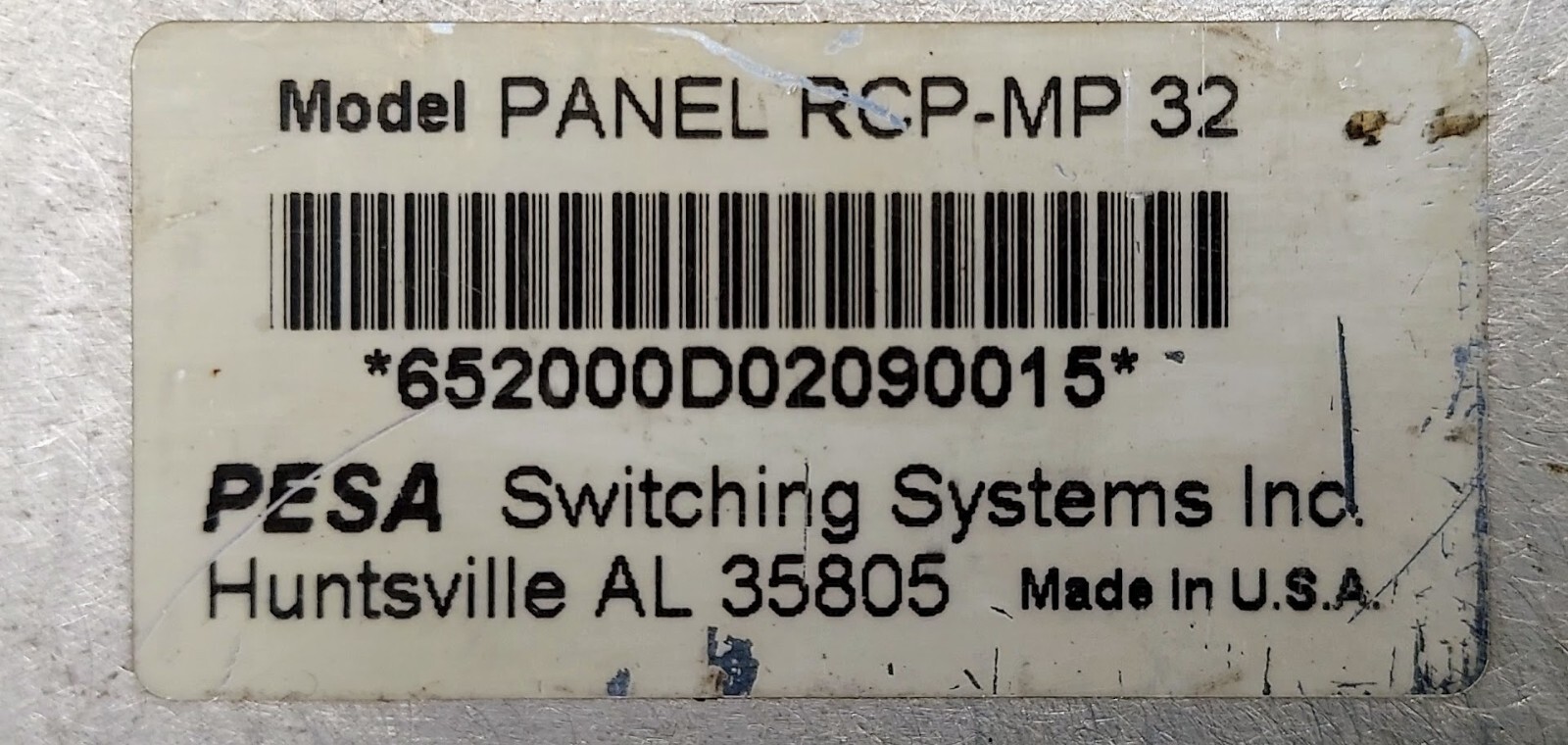 Pesa RCP-MP32 32 Dupe 2 Switcher