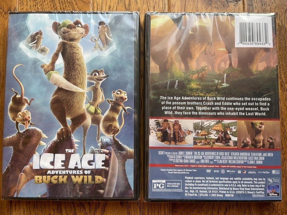 The Ice Age Adventures Of Buck Wild Brand New Sealed DVD