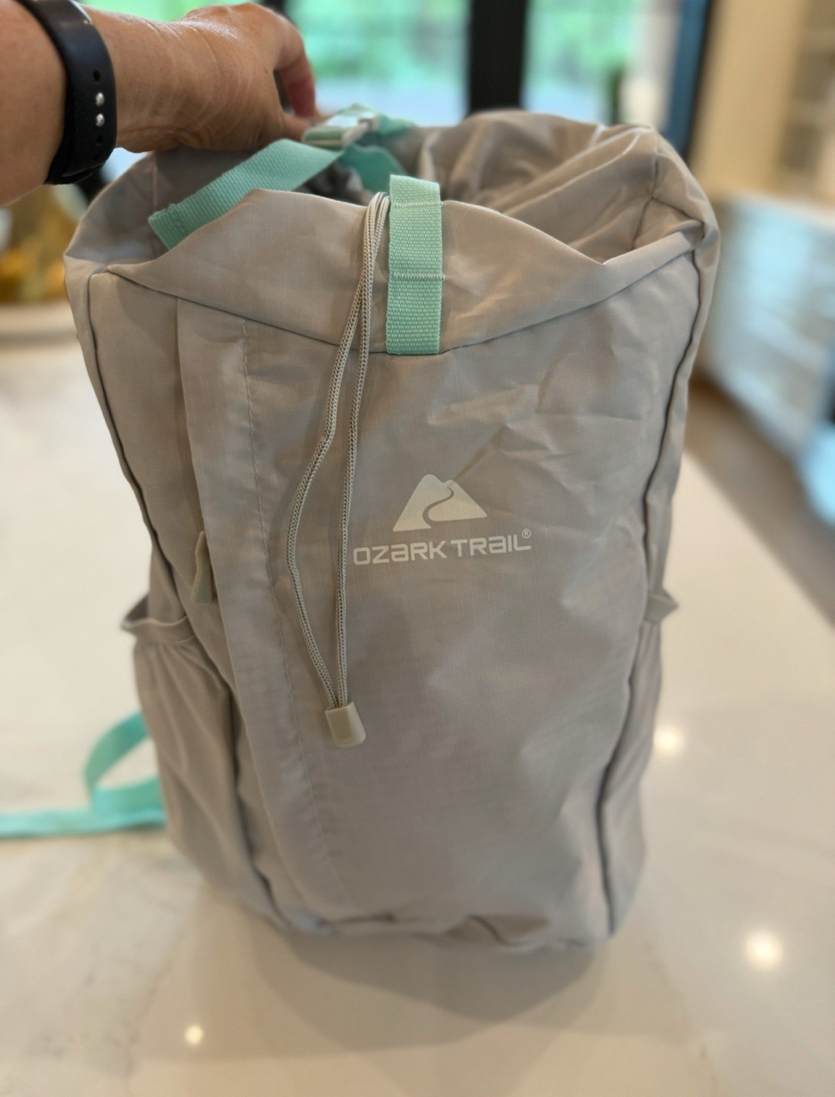 Ozark Trail Lightweight Corsicana Hydration 20L Gray/Mint