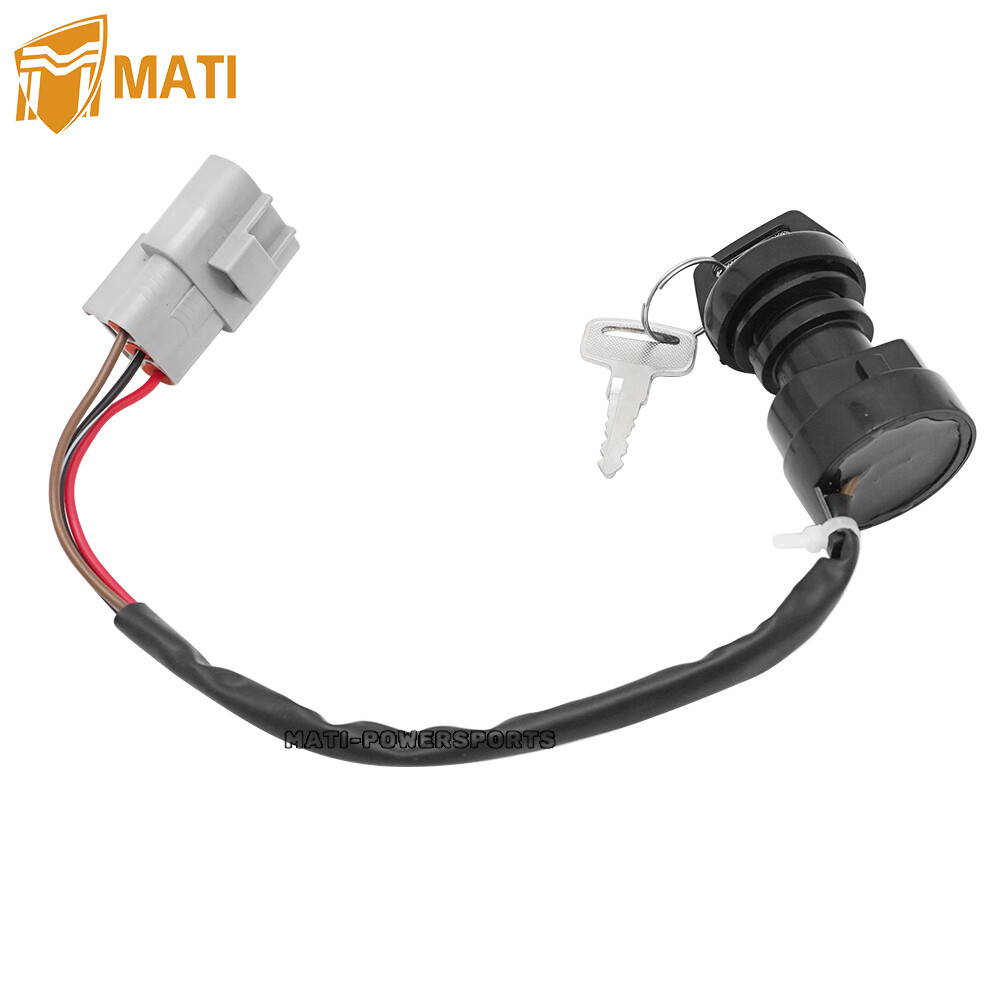 Start Stop Switch & Ignition Key Switch for Yamaha Grizzly 400 660 Big Bear 400