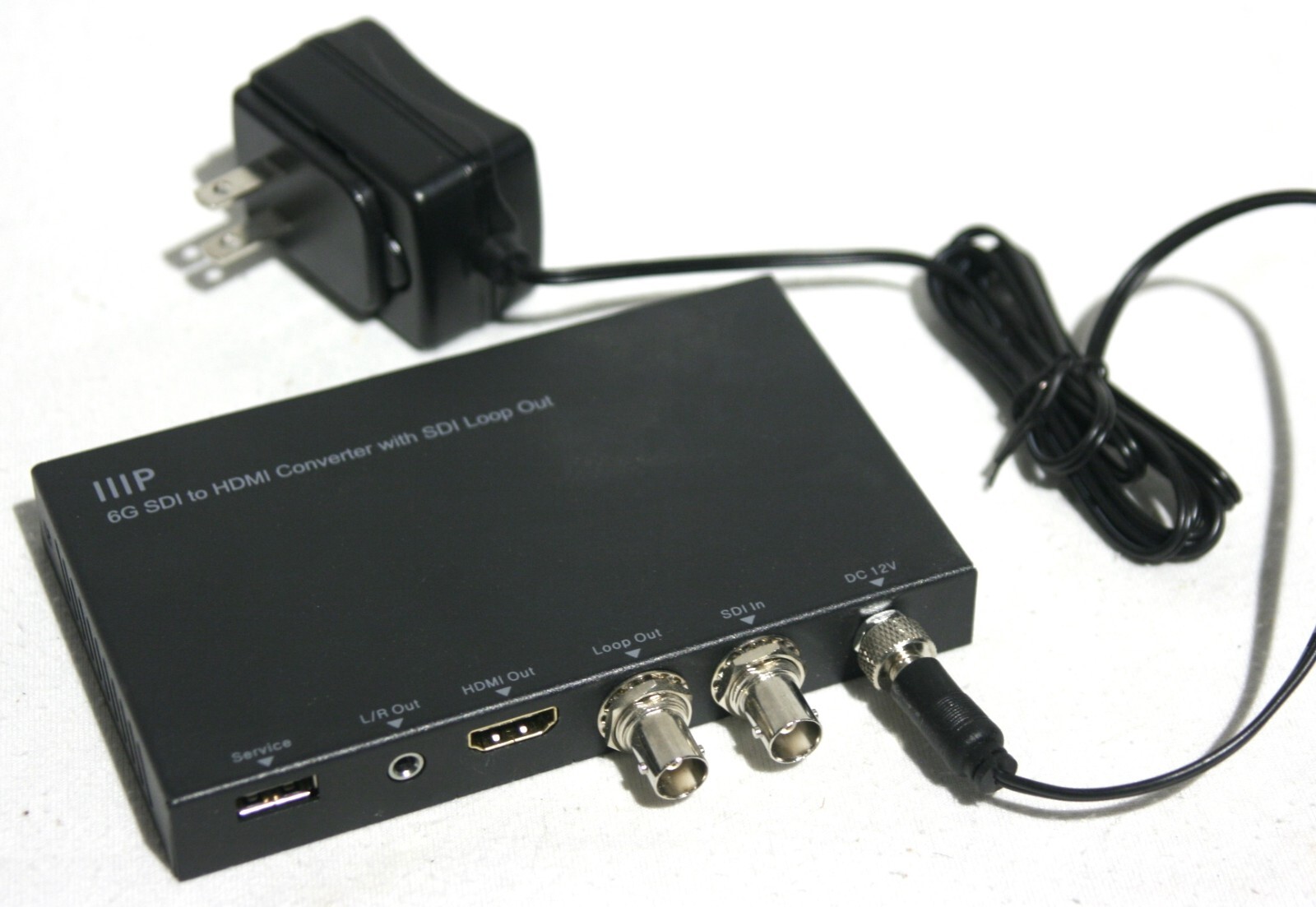 Monoprice 6G SDI to HDMI Converter with SDI Loop Out P/N 30444 with Power Supply