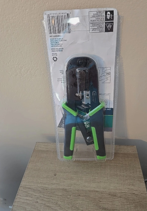 Commercial Electric Ratchet Modular Plug Crimper CE70806 413