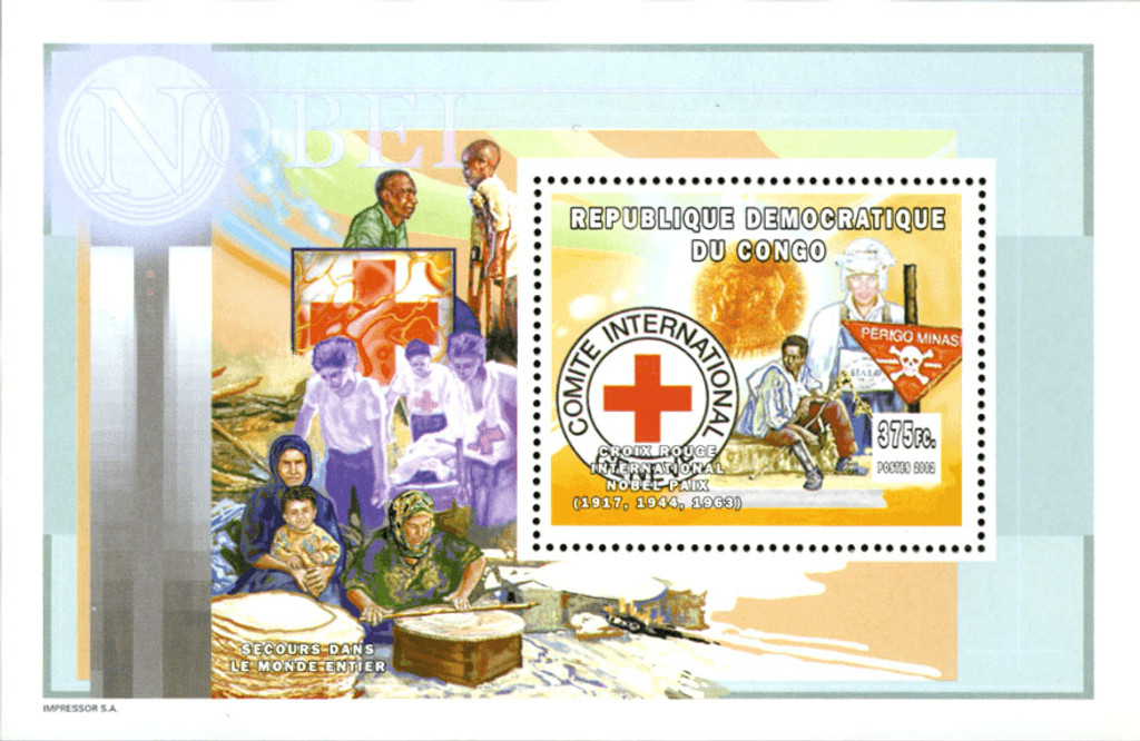 Democratic Republic Of The Congo 2002 Imperf. Red Cross International Luxury Blo