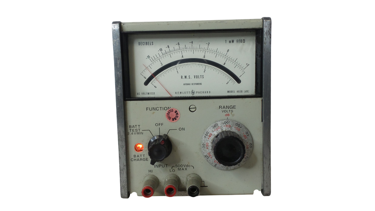 HP Model 403B R.M.S. AC Voltmeter - Free Shipping