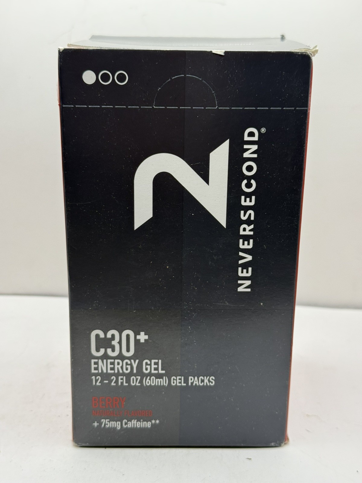Neversecond C30 Energy Gel, Performance Nutrition and Hydration 12 Packets Berry