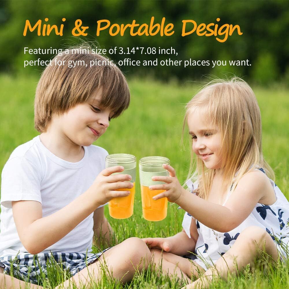 Portable Blender Juicer Cup USB Rechargeable Smoothies Mixer Fruit Machine US