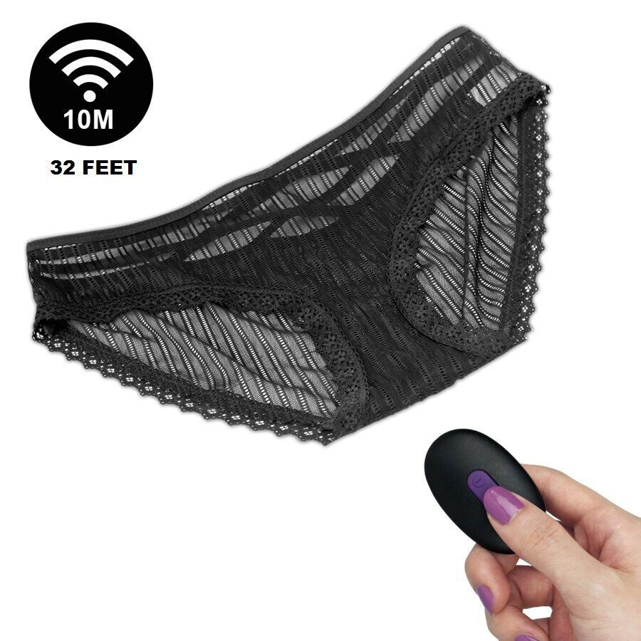 Remote Control Clit G-Spot Vibrator Stimulator Massager Women Sex Toy W/Panties