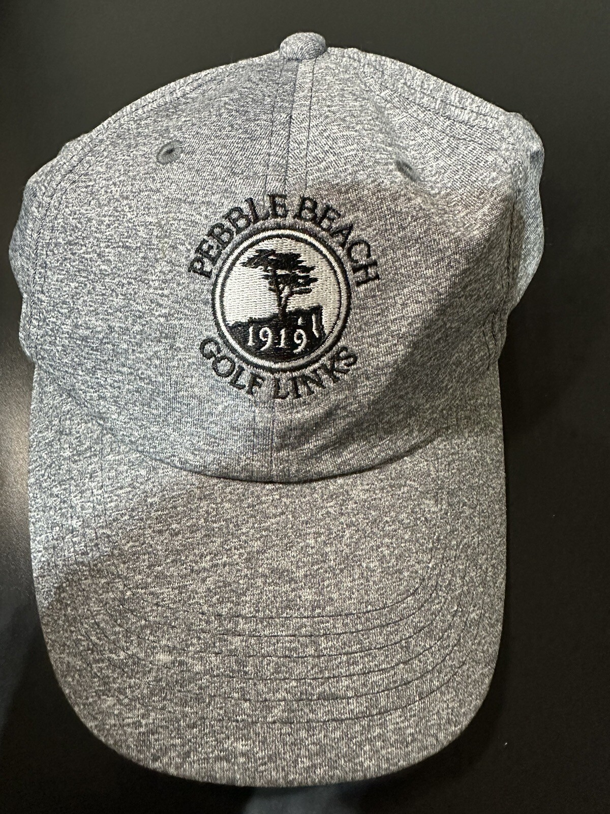 Pebble Beach Golf Links Hat 1919 Small Fit Adjustable Nylon Spandex Polyester