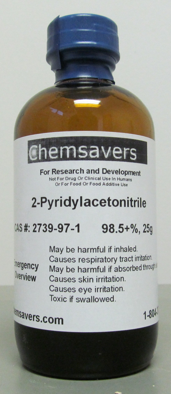 2-Pyridylacetonitrile, 98.5+%, 25g