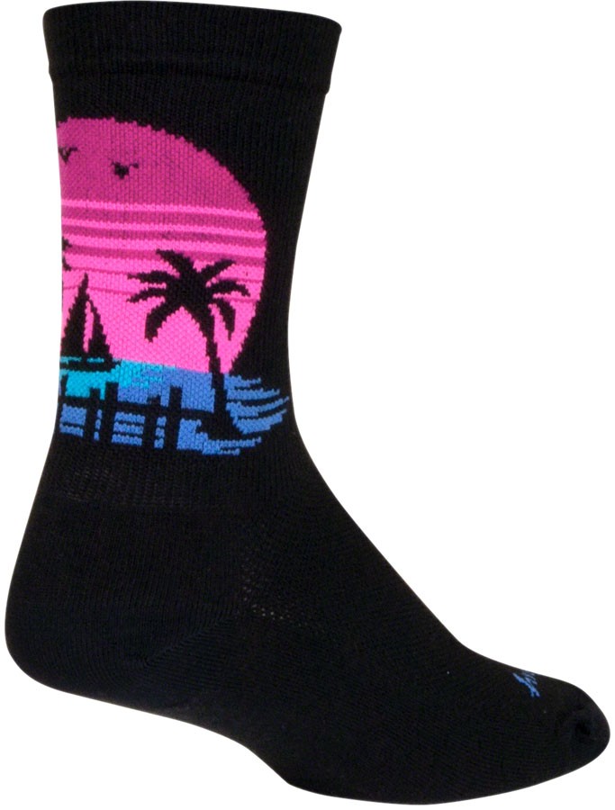 SockGuy Crew Socks Large/XL Black