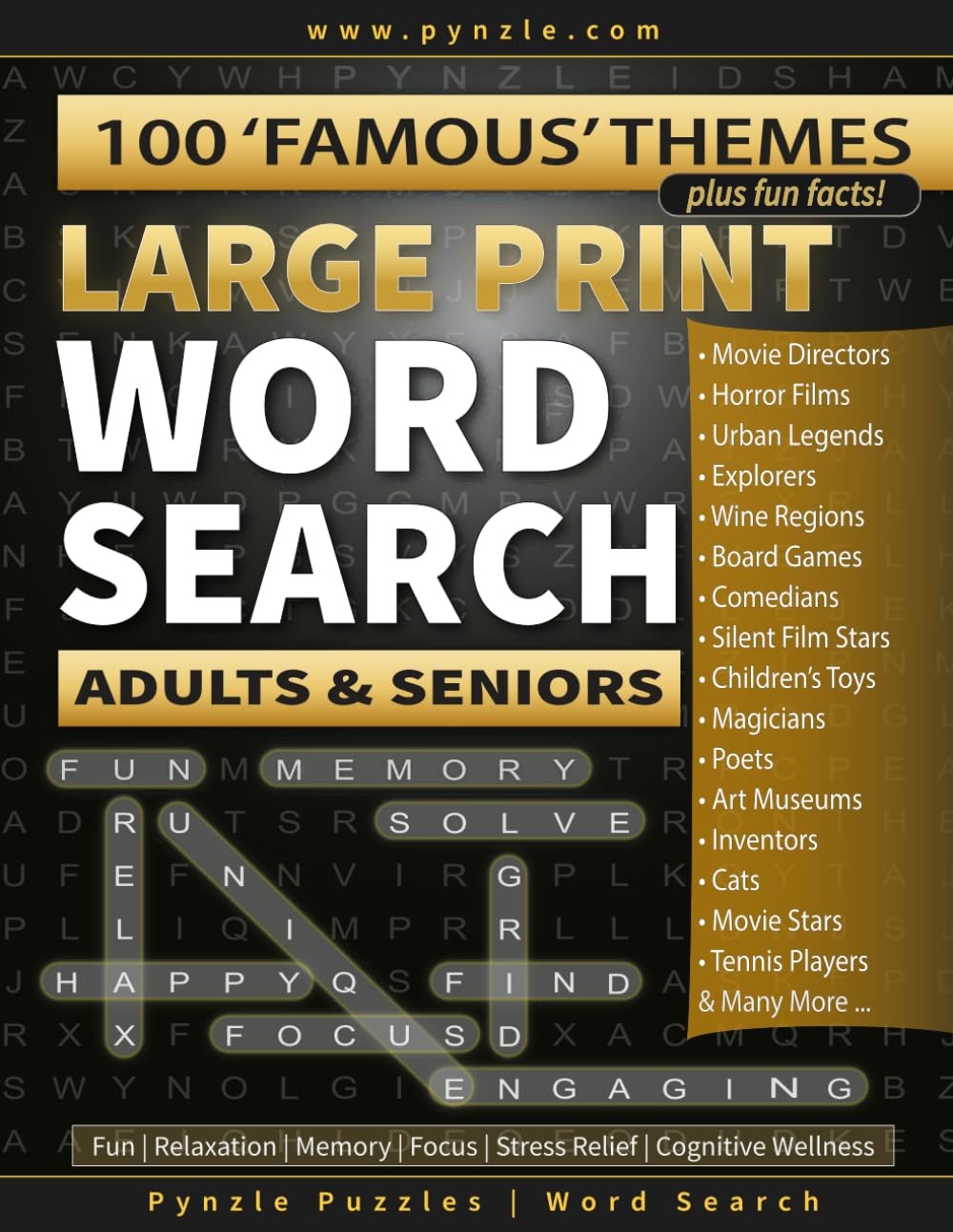 Large Print Word Search for Adults & Seniors: Large-Print Word Searches Featurin