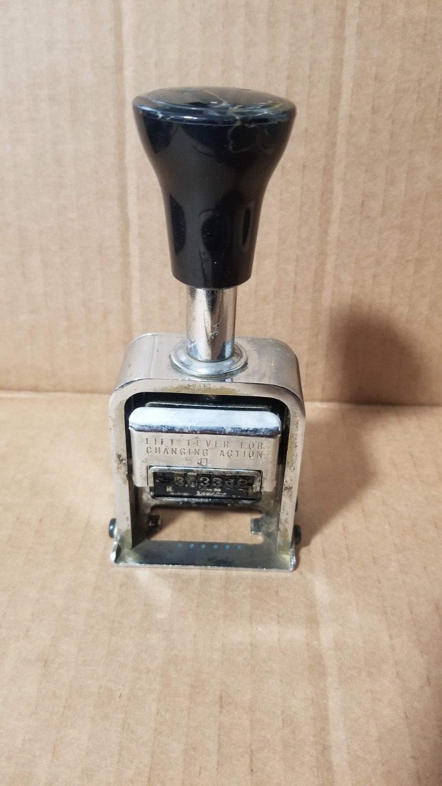Vintage Ertan Model 188 Automatic Numbering Machine Working VGC