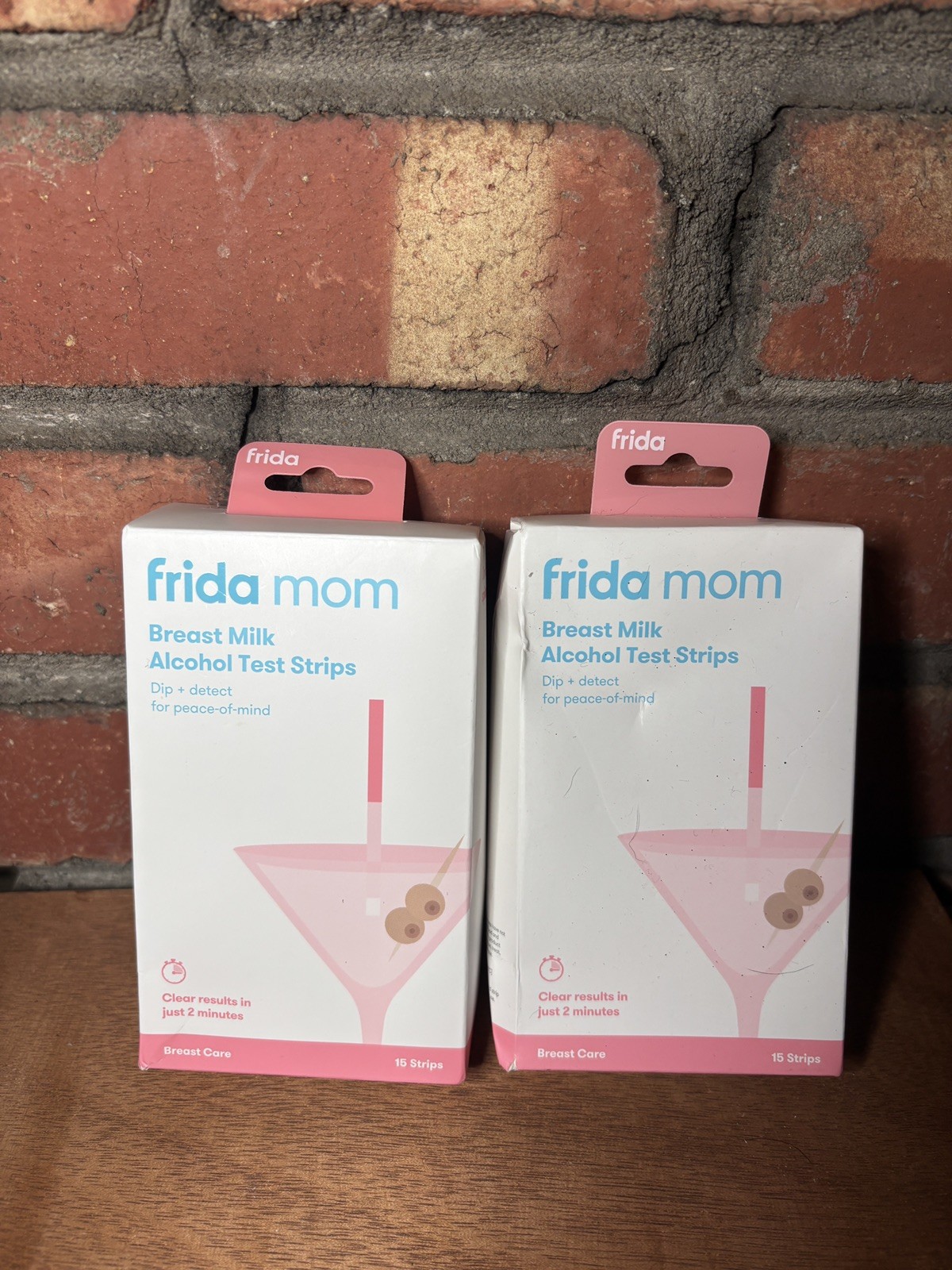 (Pack Of 2)Frida Mom Breast Milk Alcohol Test Strips 30 Total.