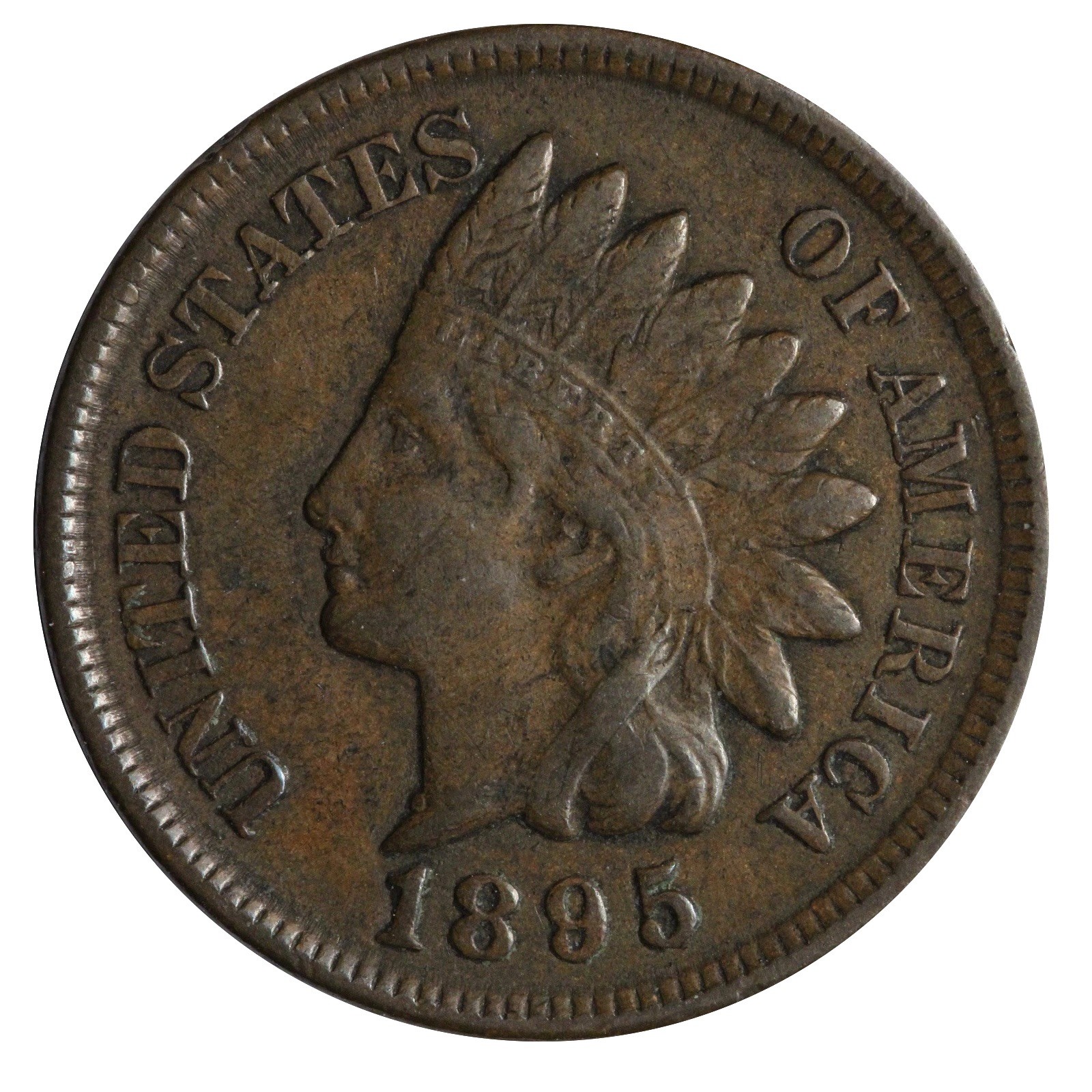 1895 Indian Head Cent Penny VF / XF SHARP LIBERTY