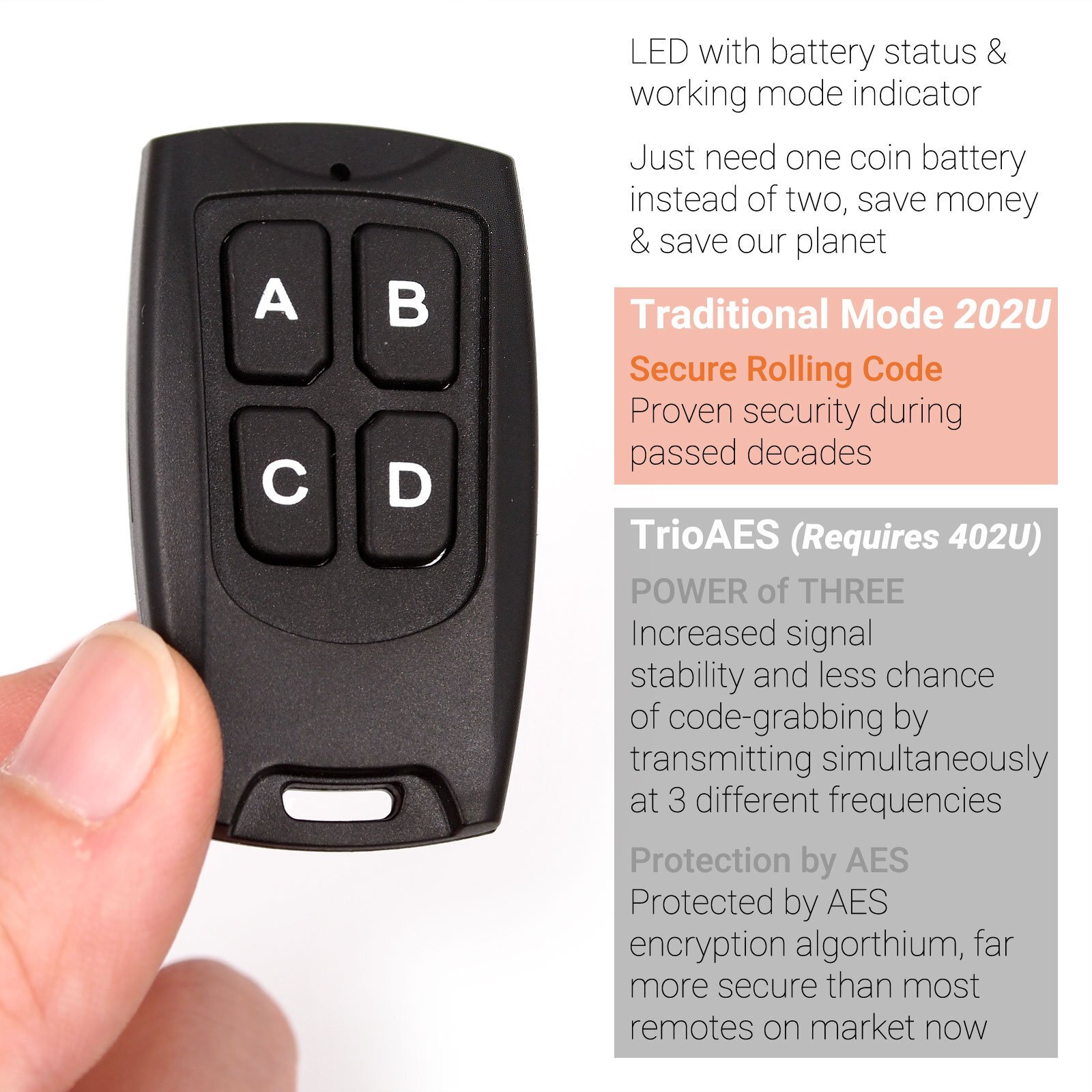 Solidremote 12V - 24V Secure Wireless Rf Remote Control Relay Switch Univers...