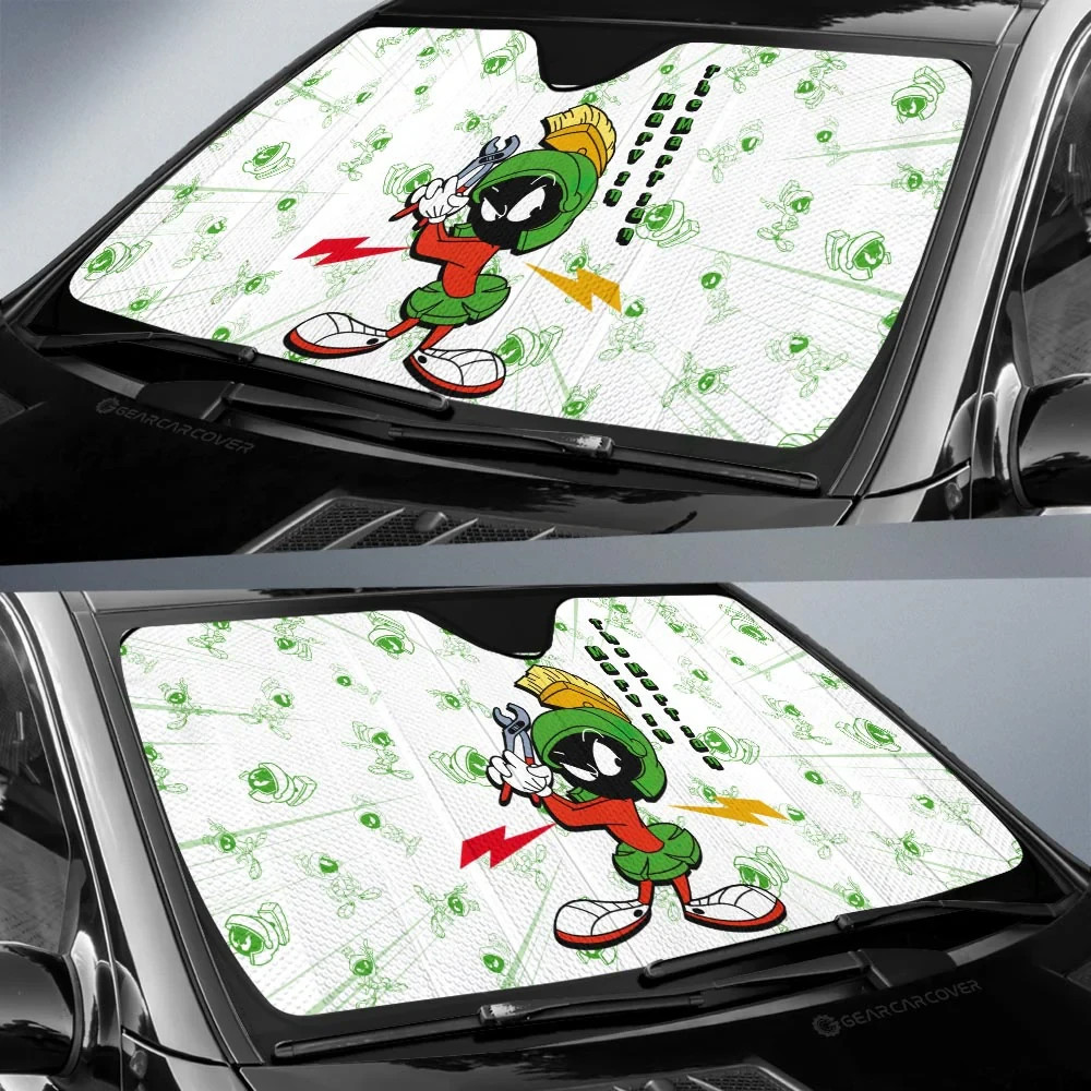 Marvin The Martian Front Windshield Sunshade Anti-Ultraviolet Auto Sun Shade Pro