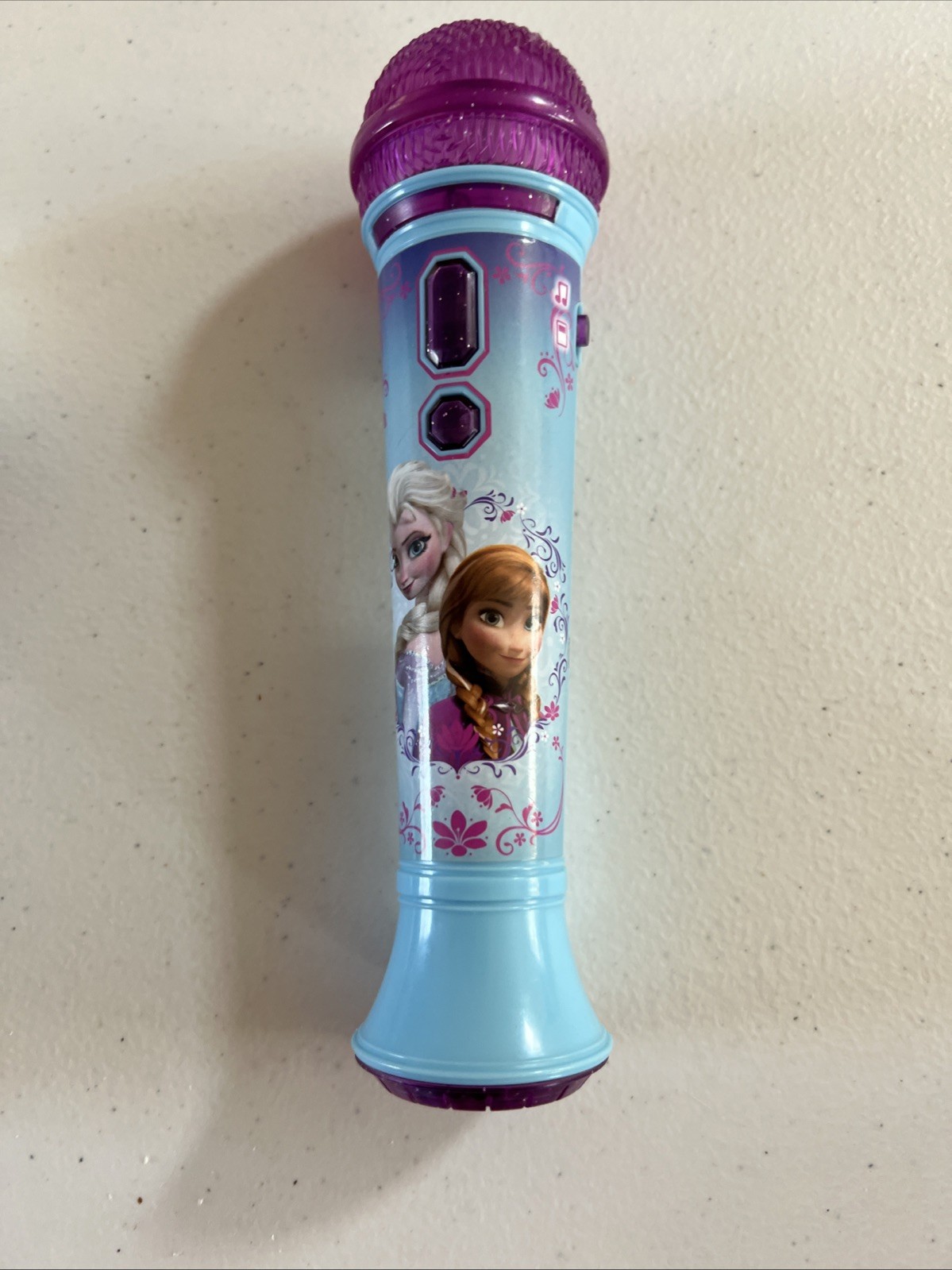 2 Disney Frozen Magical MP3 Microphone by eKids - Lights SFX and Built-in Songs