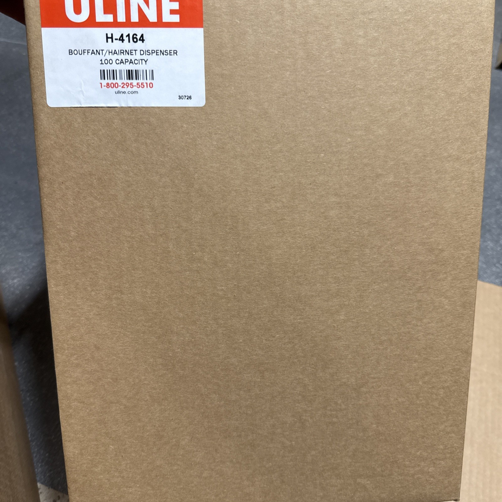 BRAND NEW- ULINE H-4164 Bouffant / Hairnet Dispenser (100 Capacity)