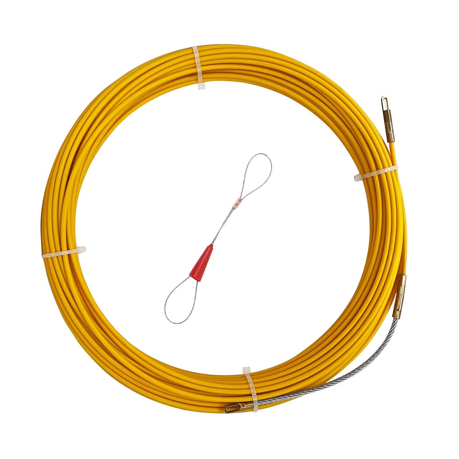 Fish Tape Wire Cable Pulling Rod Fiberglass Tape Cable Running Rod Duct Rodde...