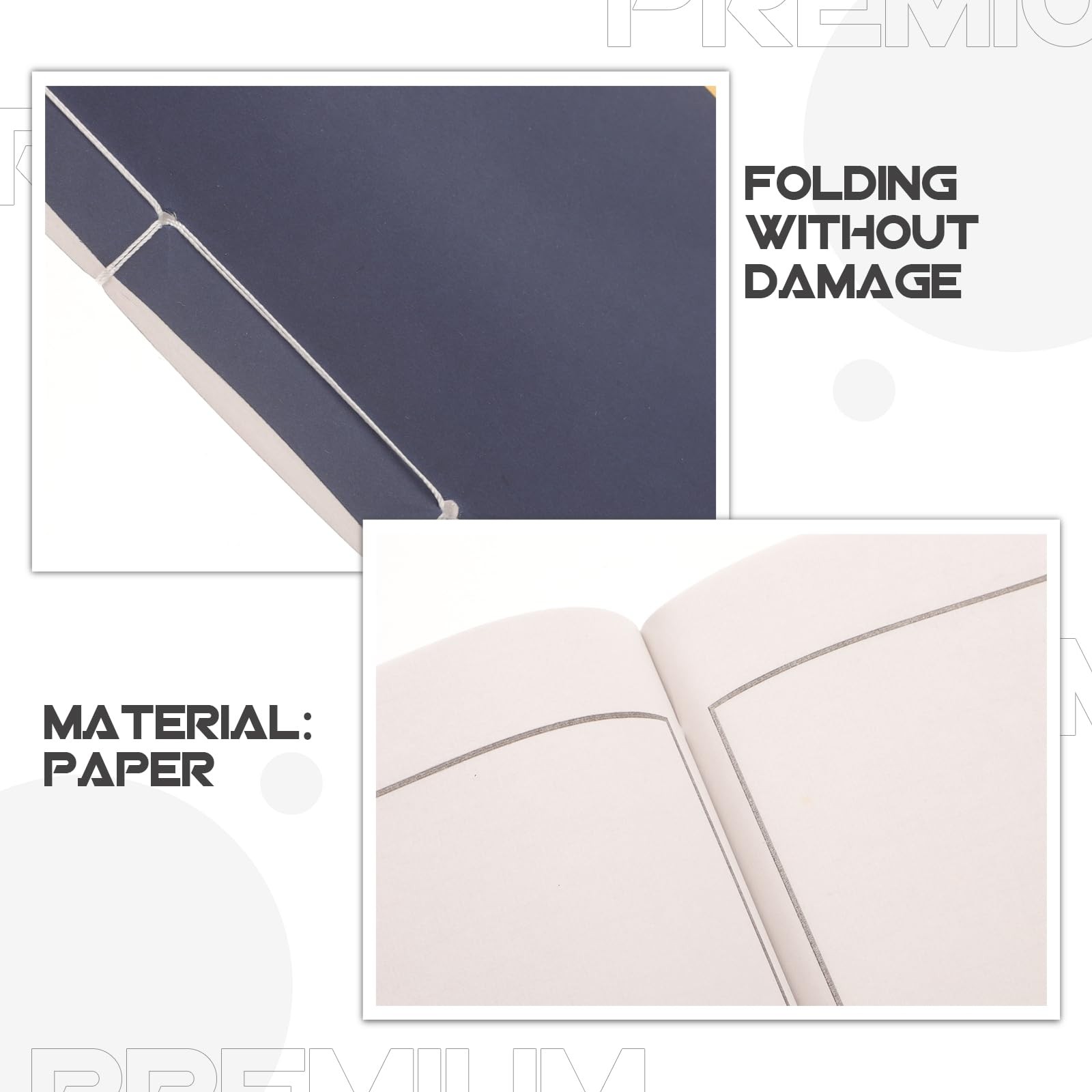 Blank Chinese Calligraphy Xuan Paper Book Scripture Copying Handwriting Notebook