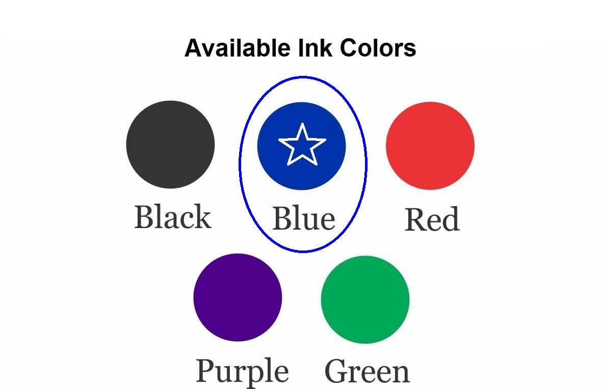 Ideal 5742 Replacement Ink Pad Blue Ink