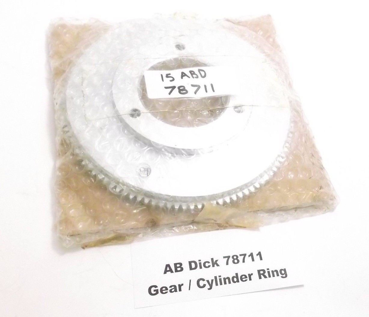 AB Dick 78711 Gear / Cylinder Ring - Prepaid Shipping