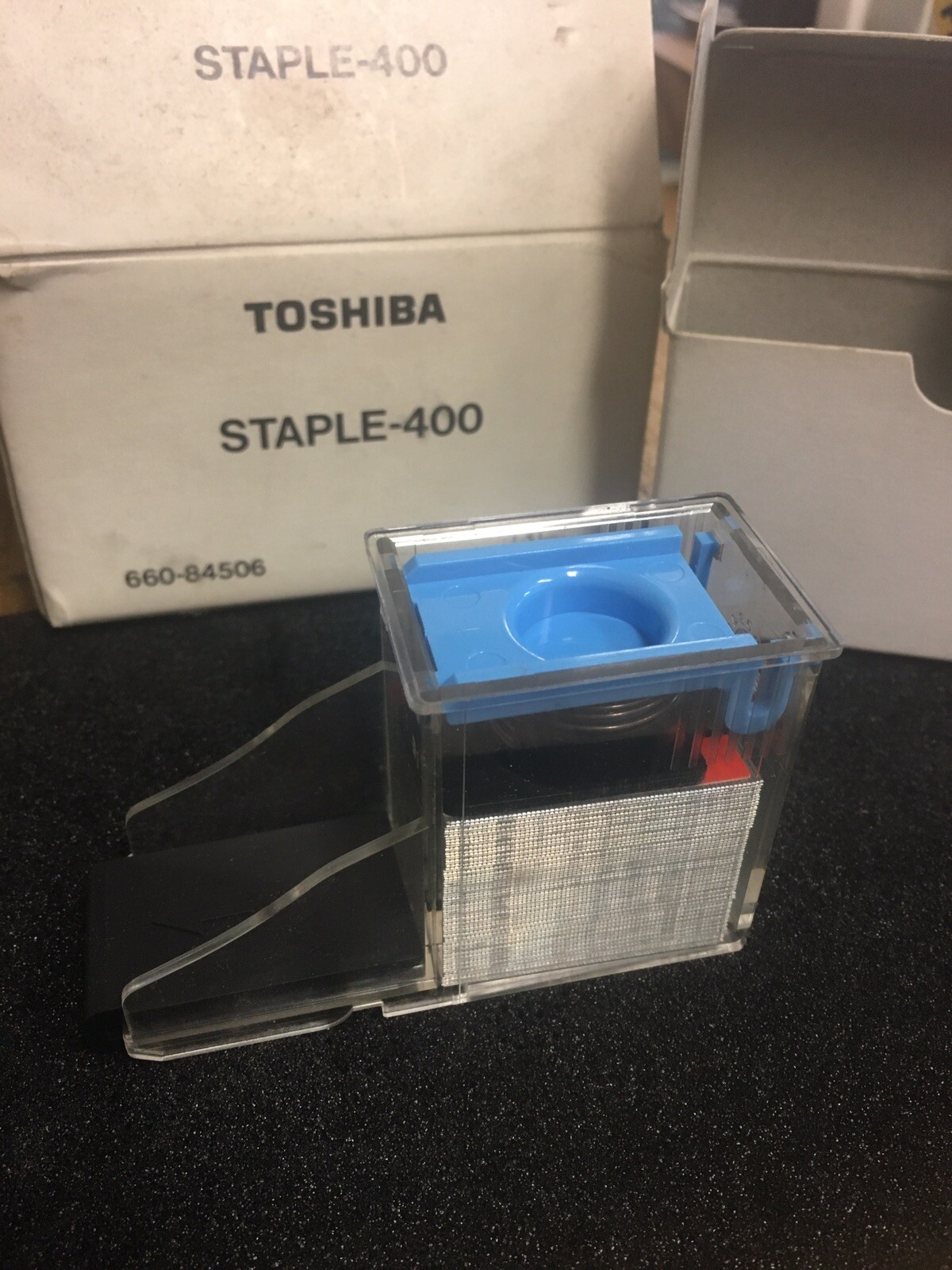 New Toshiba Box of 2 STAPLE-400 Cartridges of 5,000 Staples each 400 660-84506