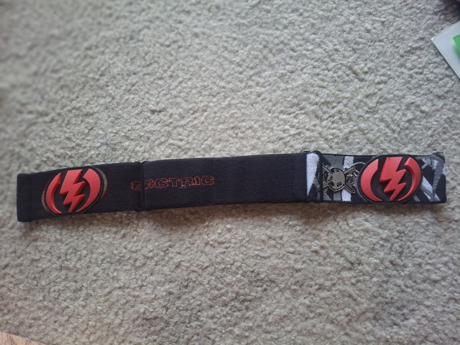 Electric Snowboarding/Motocross Goggle Strap W/PIN