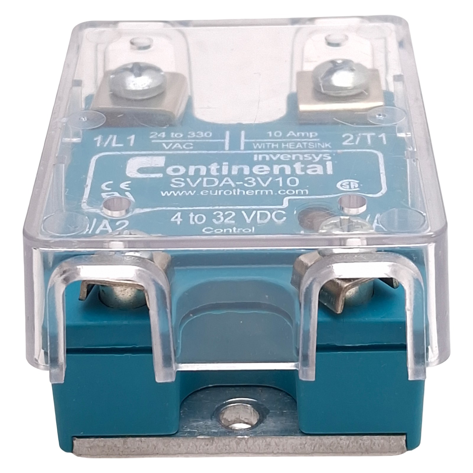 Continental SVDA-3V10 Solid State Relay, 4-32VDC Control, 10A 24-330VAC Load