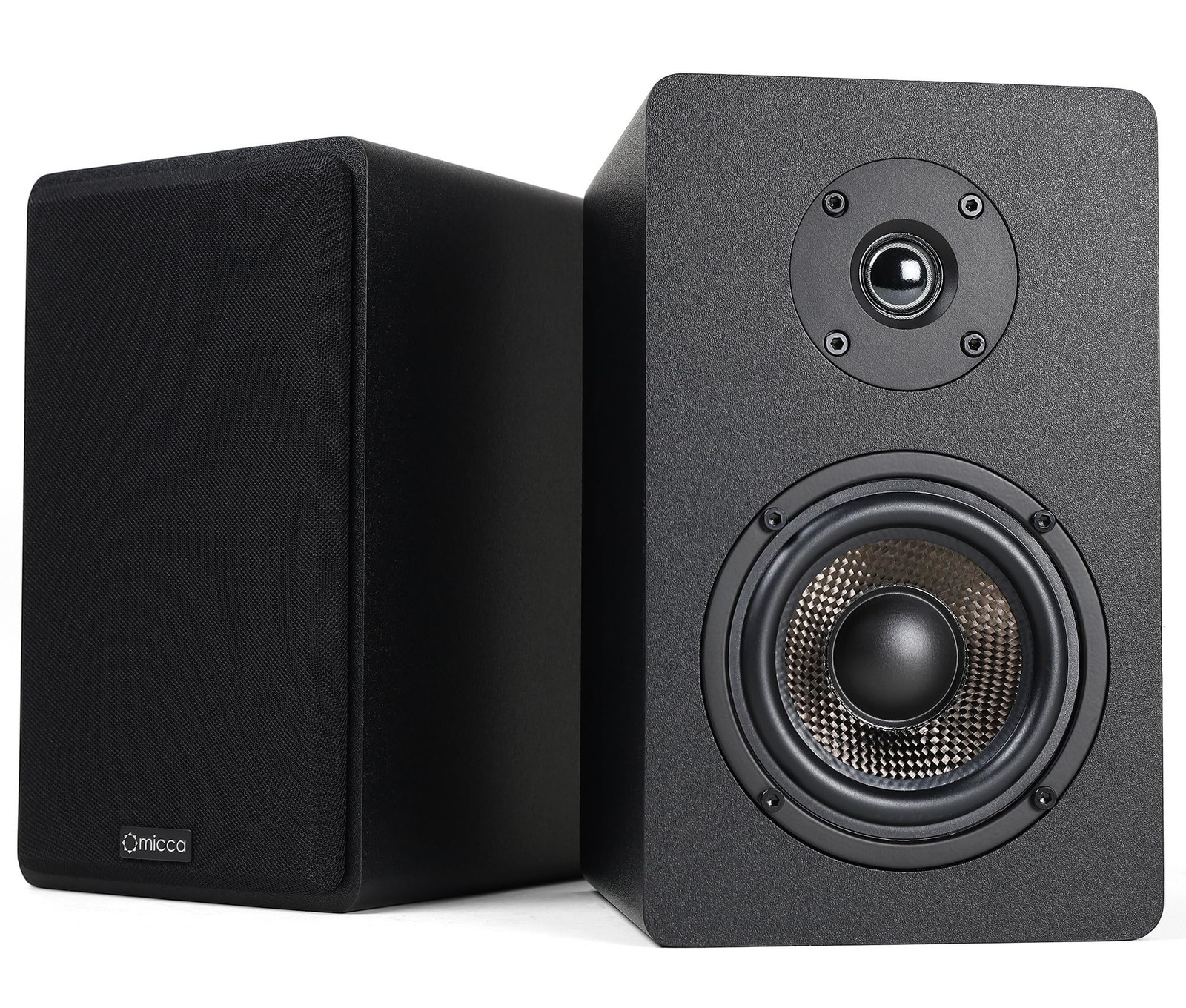 Micca MB42X Advanced 2-Way Passive Bookshelf Speakers, Stereo Pair, Black | A...