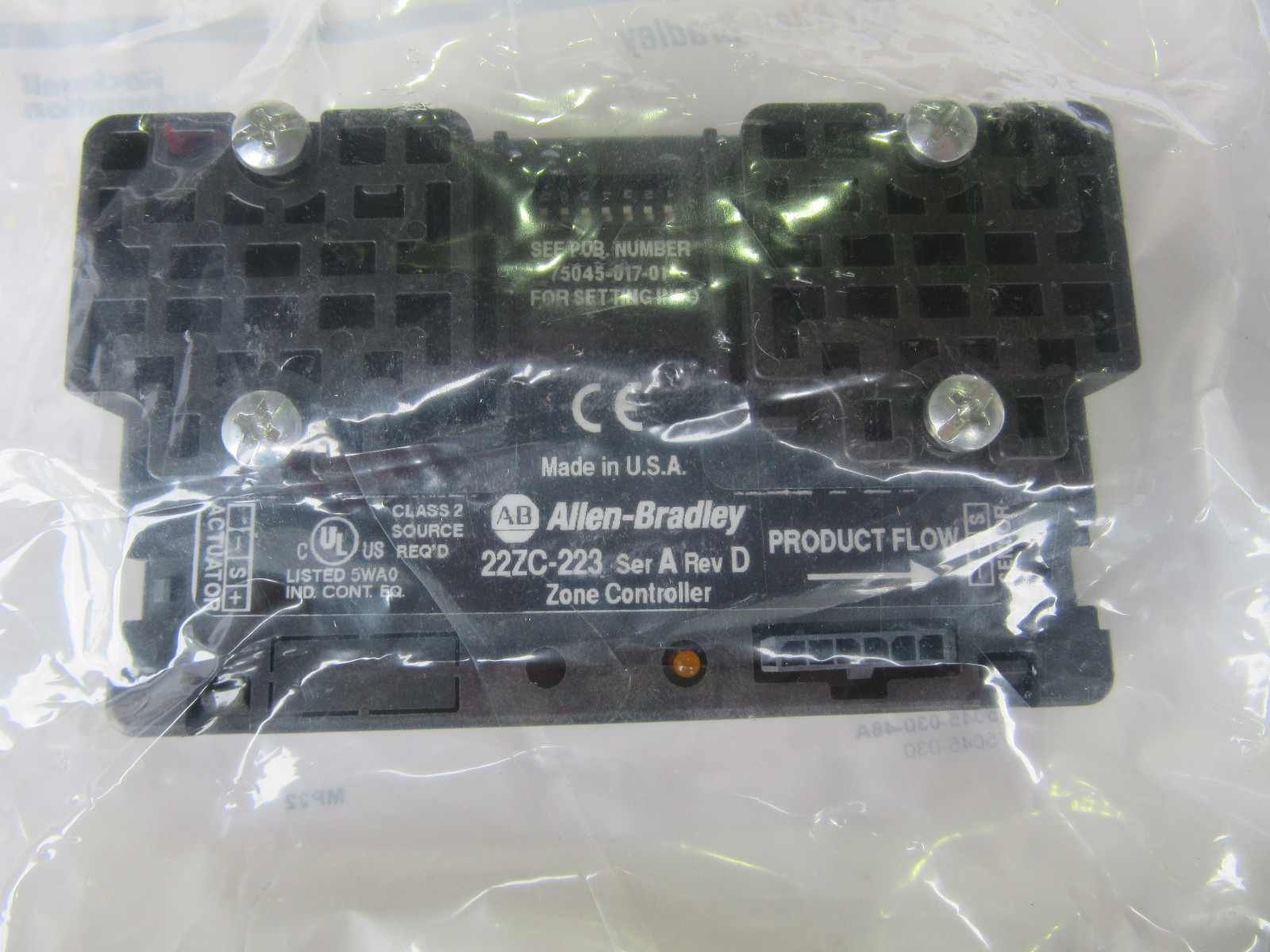 Allen Bradley 22ZC-223 Zone Controller Rev D Ser A NEW!!! in Factory Sealed Bag