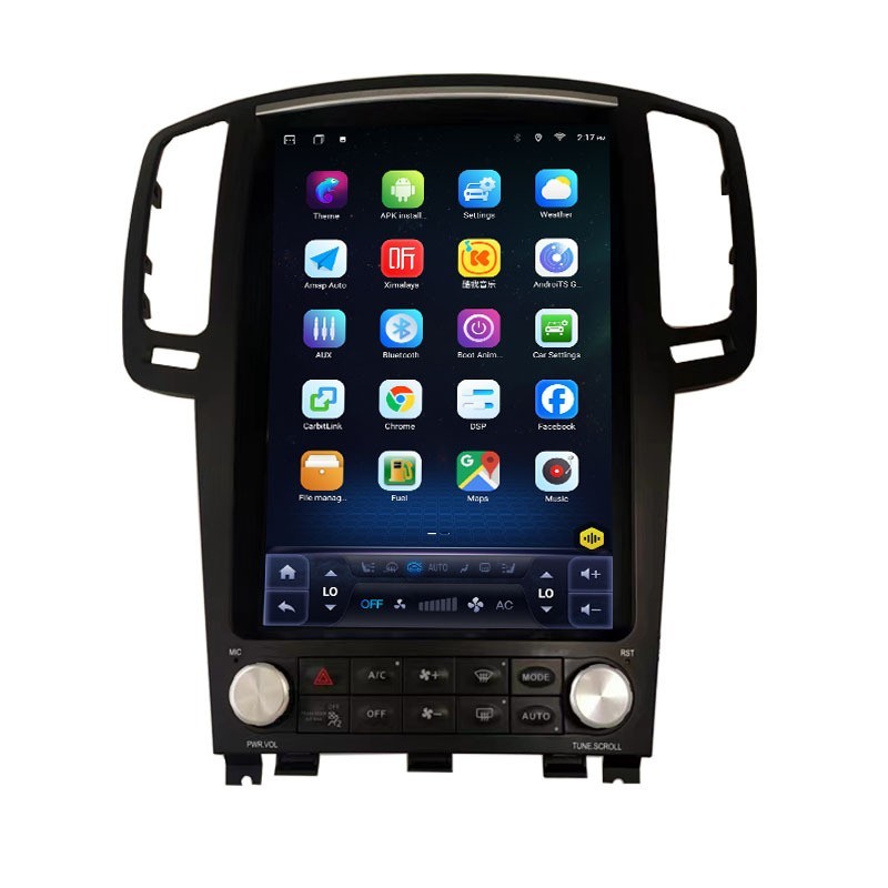 For Infiniti G35 G37 2007-2015 12.1" Android 13 Car Screen GPS Navi Radio Stereo
