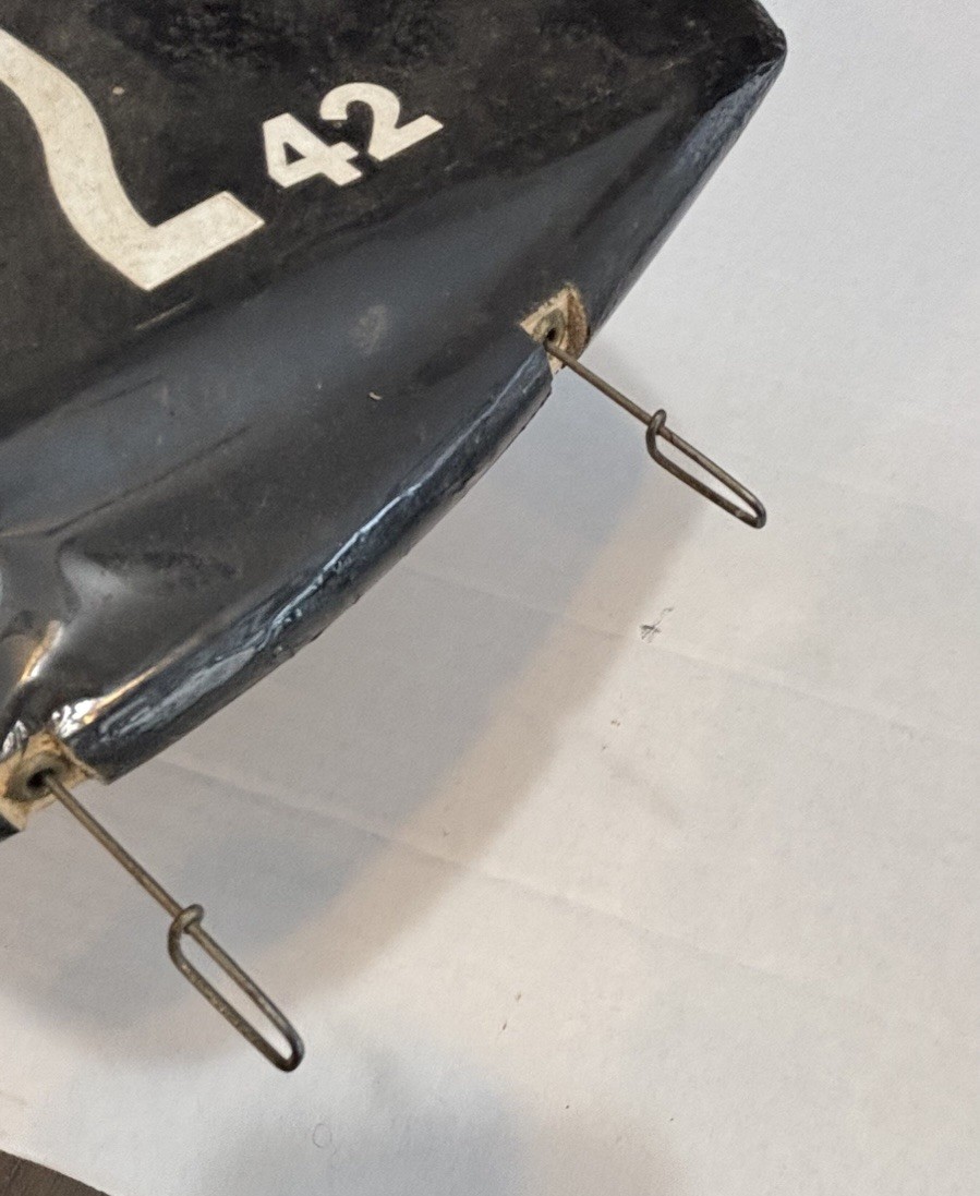 Vintage Tether Plane with Missing Motor. Untested but Elevators Seem To Work.