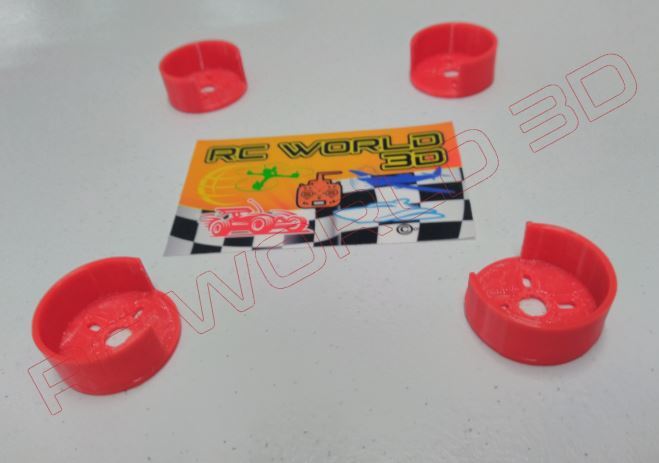 QUADCOPTER BRUSHLESS MOTOR MOUNT/BASE PROTECTOR 4PCS 3D PRINTED PLA HI-PRO