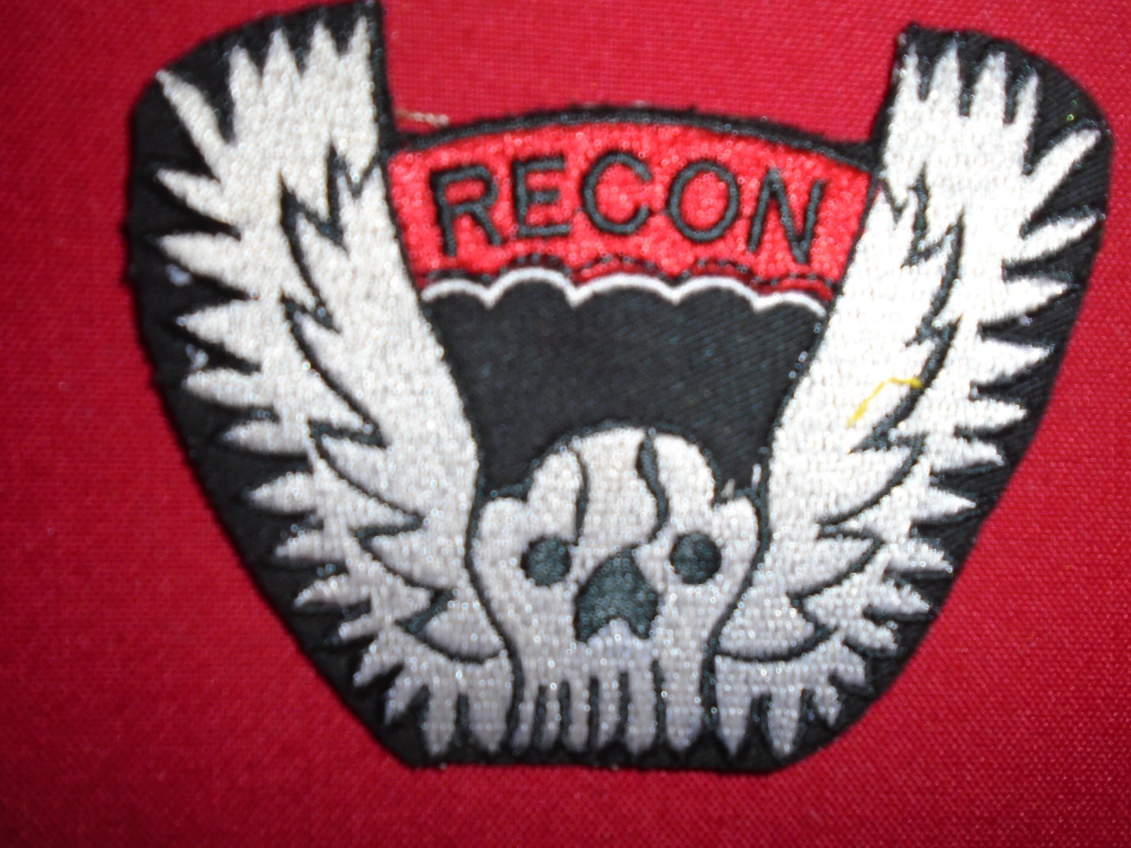 Vietnam War Patch US Special Forces RECON Winged Skull Reconnaissance Team