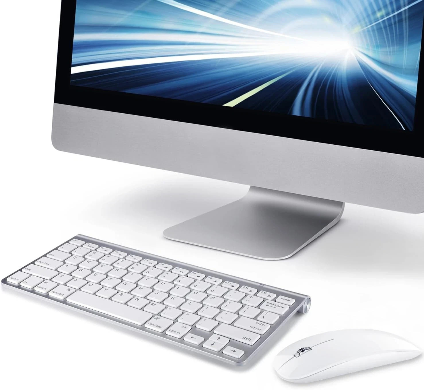Wireless Keyboard and Mouse for Macbook Bluetooth USB C Compatible 2.4G wireless