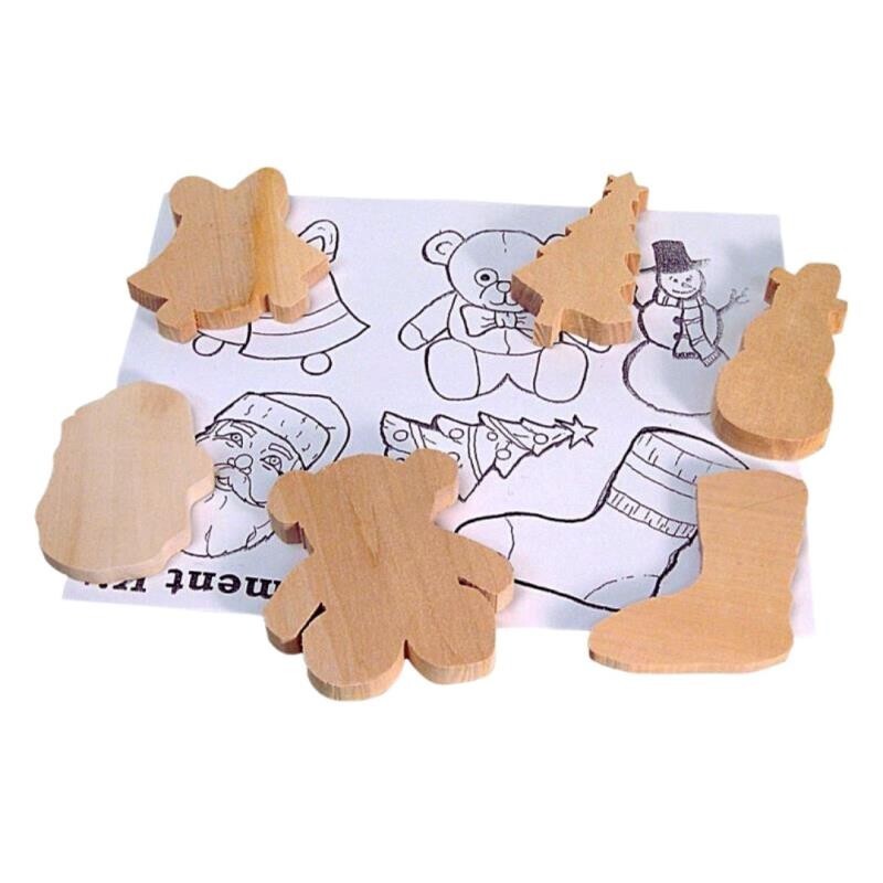 Christmas Wood Carving Kit - 6 pcs Tool not included