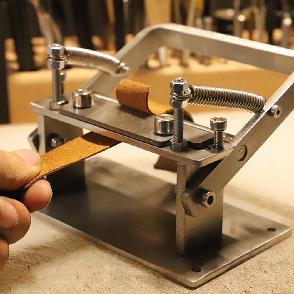 Manual Leather Peeling Machine Splitter Skiver Peeler Skiving Paring DIY Tool US