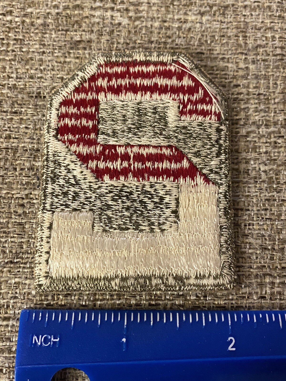 US Army 2nd Patch WWII Era INV3967