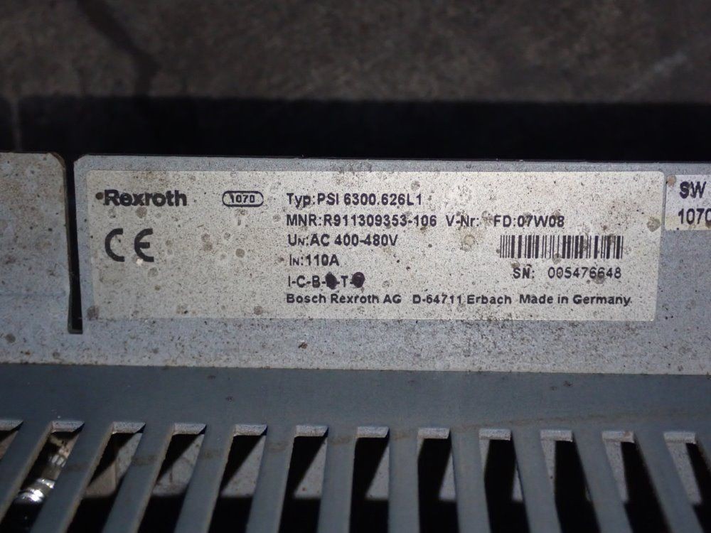 REXROTH PSI 6300 626L1 DRIVE 08211154048