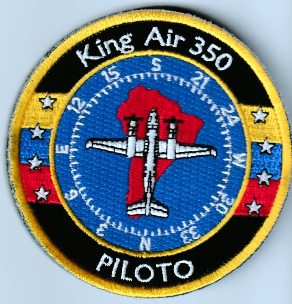 Bolivarian Military Aviation of Venezuela King Air 350 Pilot air force patch