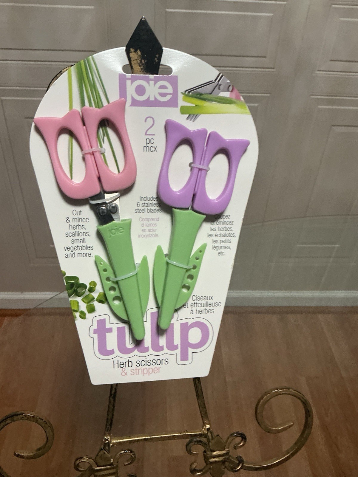 New Joie MSC Herb Scissors Stripper for Quick Efficient Cuts Set Of 2