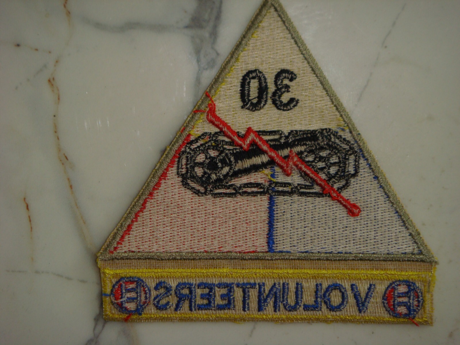 US army 30th ARMORED DIVISION " VOLUNTEERS "PATCH