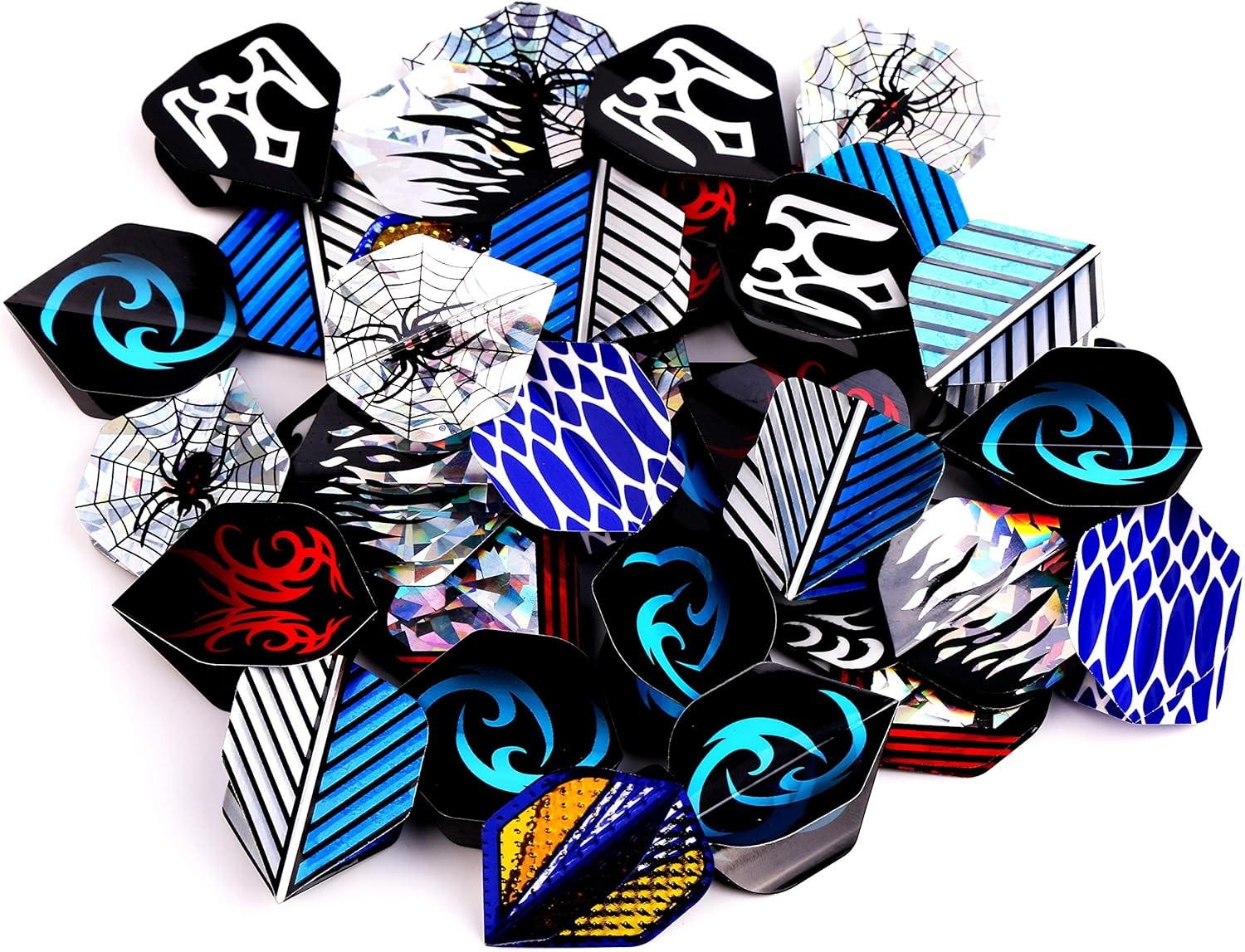 MaxMau Dart Flights,144 pcs Standard Shape Professional Flight One Size