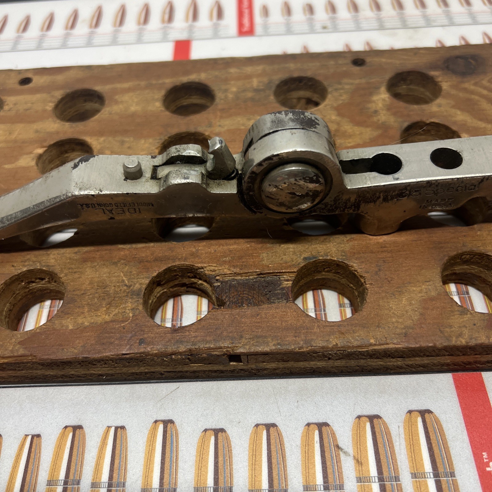 ANTIQUE IDEAL MFG. CO. BULLET MOLD RELOADING TOOL 38 SPECIAL