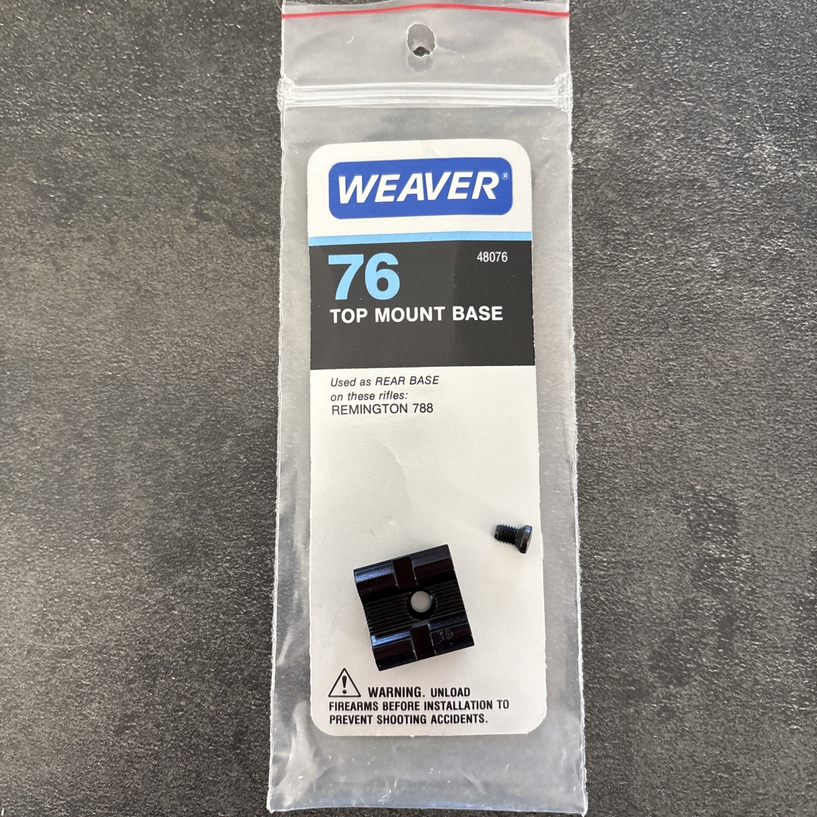 Weaver Top Mount Base #76