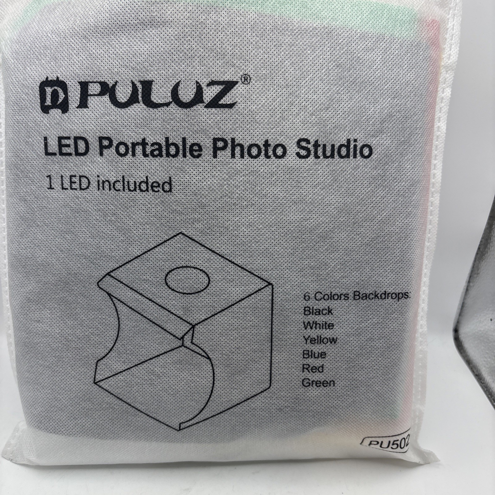Puluz Folding Portable Photo Studio Light Box 10” Inch Shooting Tent Kit 5 Color